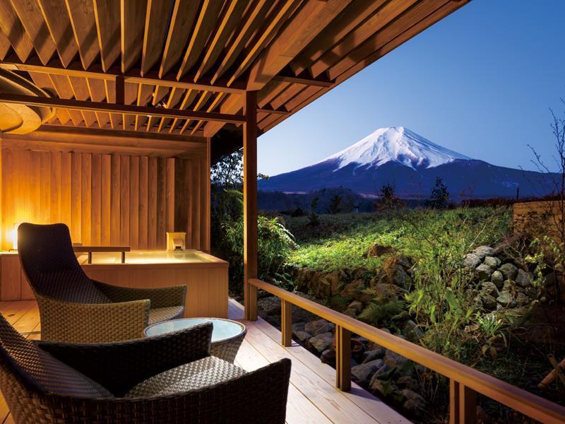 Fujisan Onsen Bessho Sasa Hotell Fujiyoshida Exteriör bild